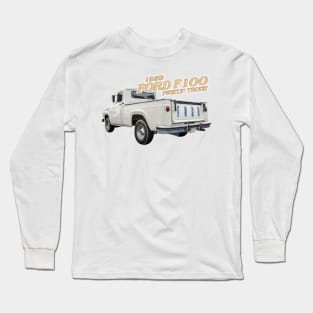 1959 Ford F100 Pickup Truck Long Sleeve T-Shirt